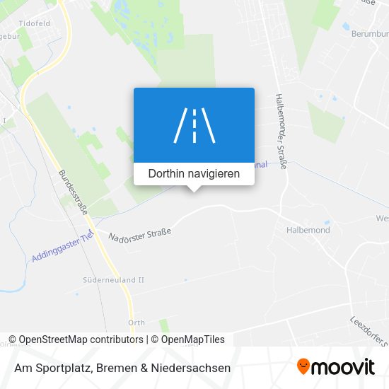 Am Sportplatz Karte