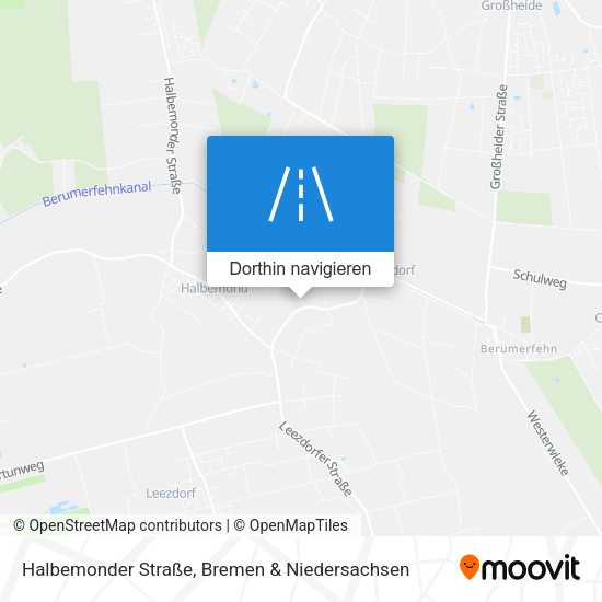 Halbemonder Straße Karte