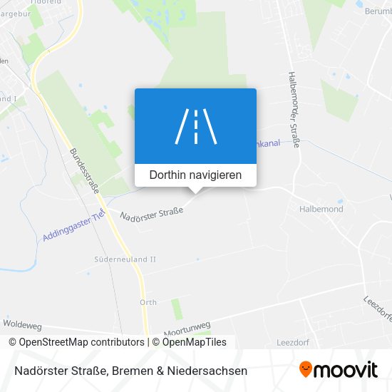 Nadörster Straße Karte