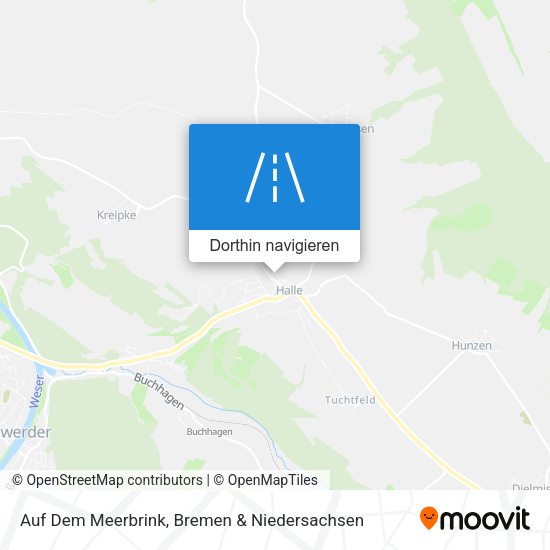Auf Dem Meerbrink Karte