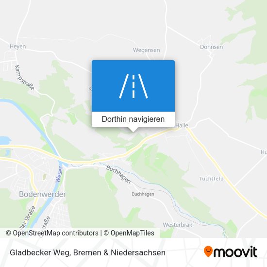 Gladbecker Weg Karte