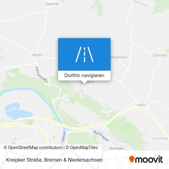 Kreipker Straße Karte