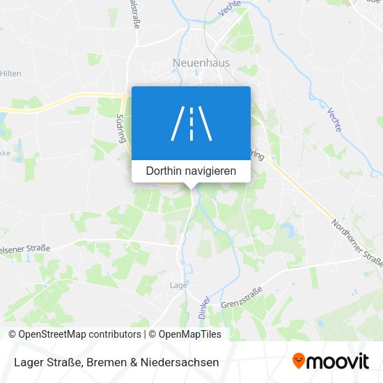 Lager Straße Karte