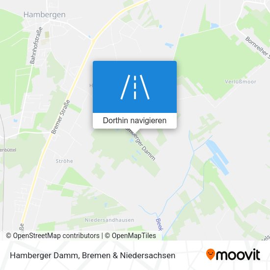 Hamberger Damm Karte