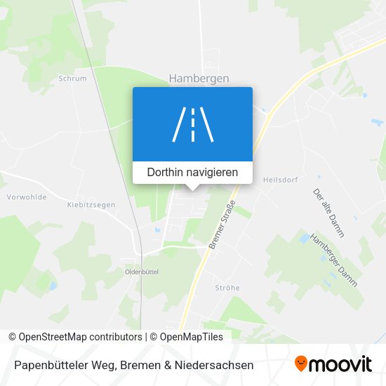 Papenbütteler Weg Karte