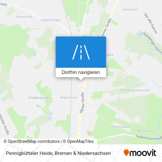 Pennigbütteler Heide Karte