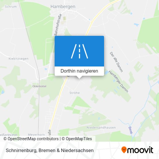 Schnirrenburg Karte