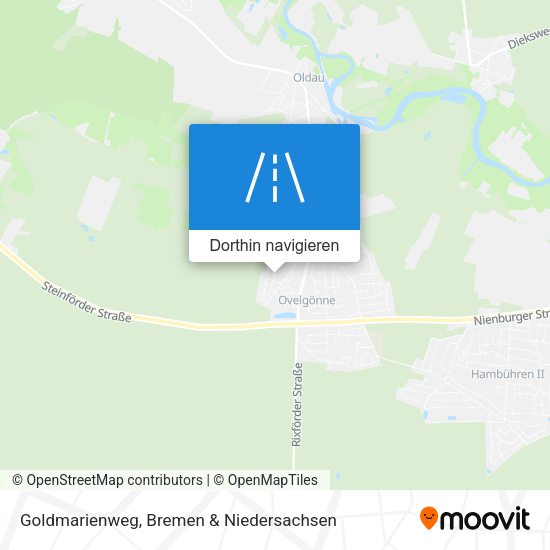 Goldmarienweg Karte
