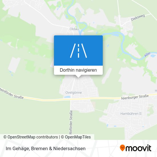 Im Gehäge Karte