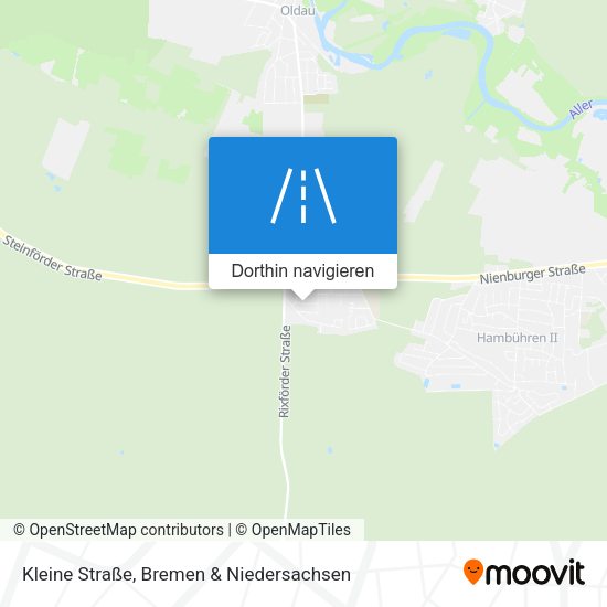 Kleine Straße Karte