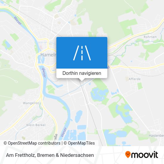 Am Frettholz Karte