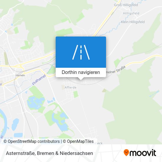 Asternstraße Karte