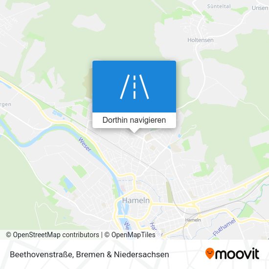 Beethovenstraße Karte