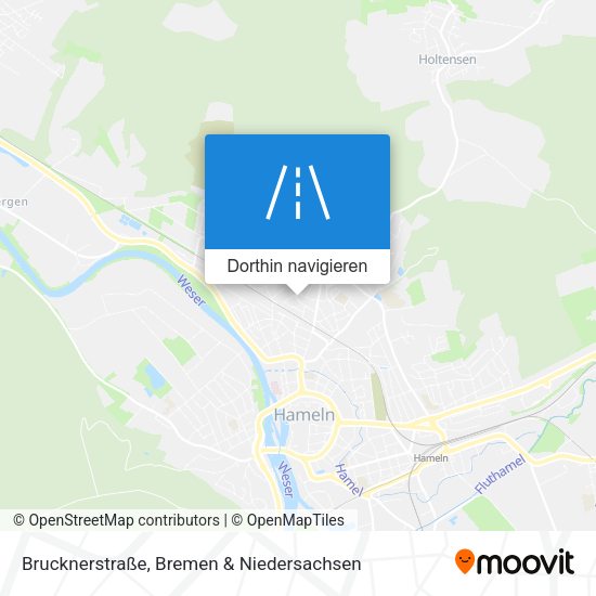 Brucknerstraße Karte