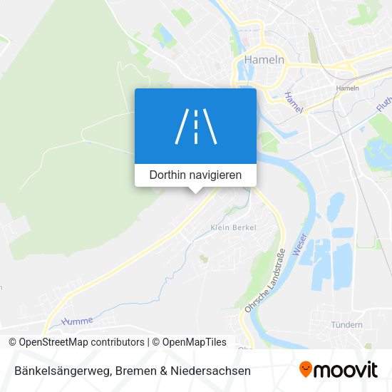 Bänkelsängerweg Karte