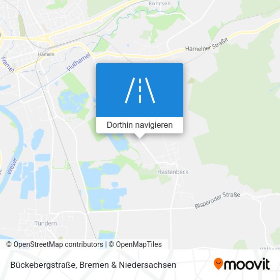 Bückebergstraße Karte