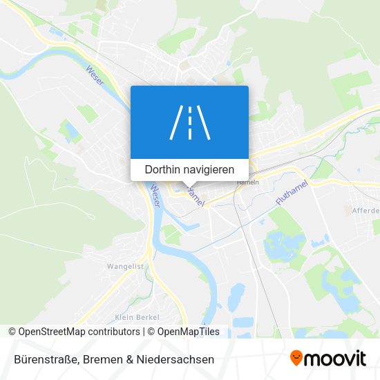 Bürenstraße Karte
