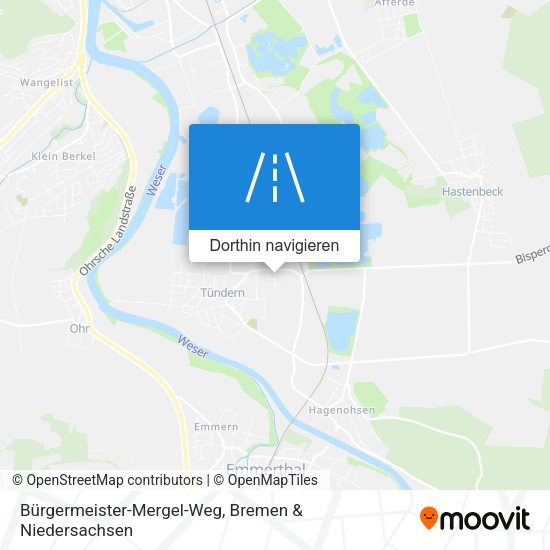 Bürgermeister-Mergel-Weg Karte