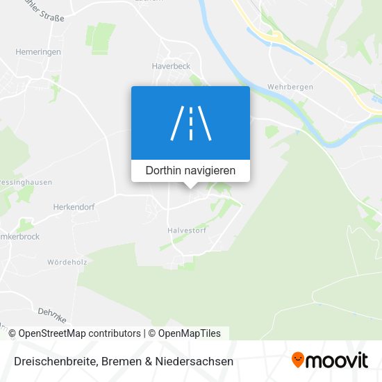 Dreischenbreite Karte