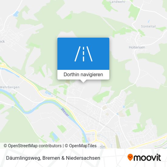 Däumlingsweg Karte