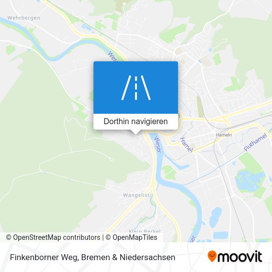 Finkenborner Weg Karte