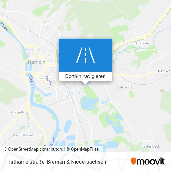 Fluthamelstraße Karte