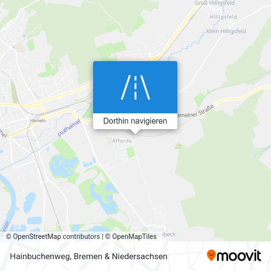 Hainbuchenweg Karte
