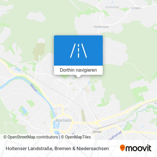Holtenser Landstraße Karte