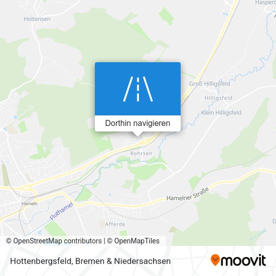 Hottenbergsfeld Karte