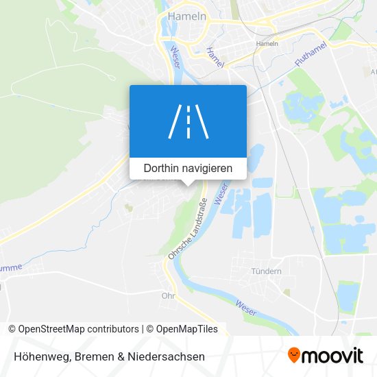 Höhenweg Karte