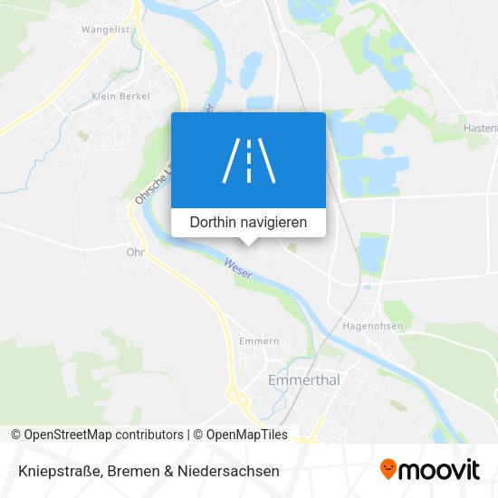 Kniepstraße Karte