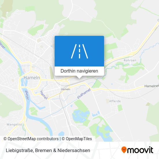 Liebigstraße Karte