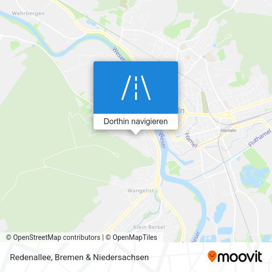 Redenallee Karte