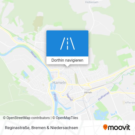 Reginastraße Karte