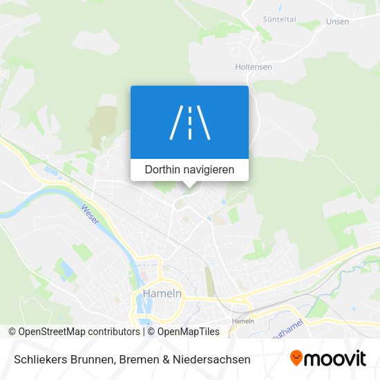 Schliekers Brunnen Karte