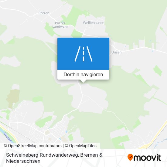 Schweineberg Rundwanderweg Karte
