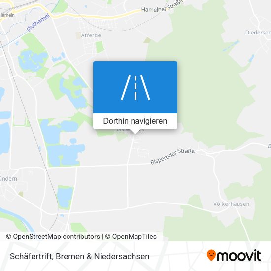 Schäfertrift Karte