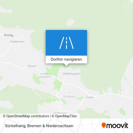 Süntelhang Karte