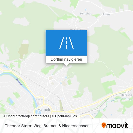 Theodor-Storm-Weg Karte