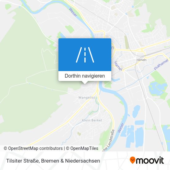 Tilsiter Straße Karte