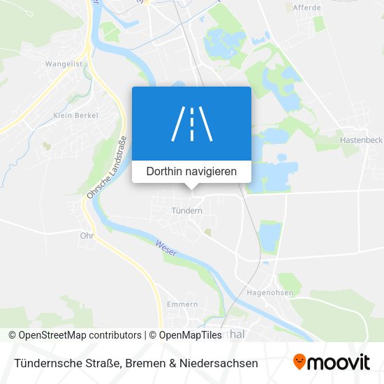Tündernsche Straße Karte