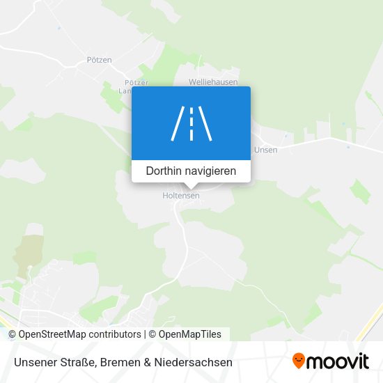Unsener Straße Karte