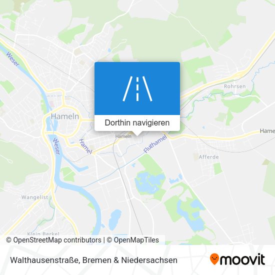 Walthausenstraße Karte