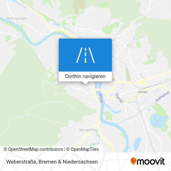 Weberstraße Karte