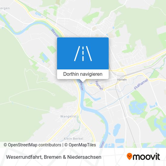 Weserrundfahrt Karte