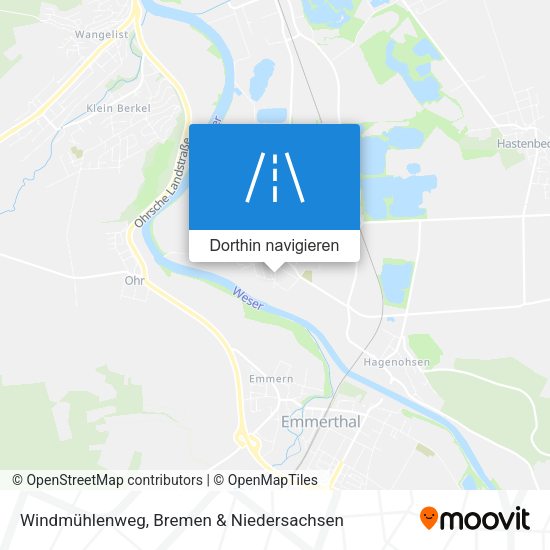 Windmühlenweg Karte