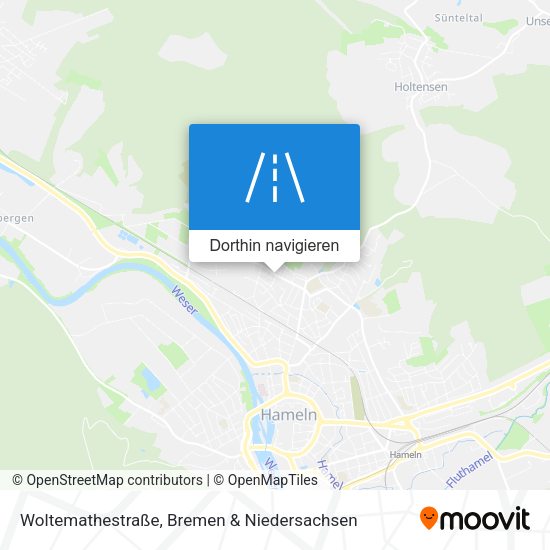 Woltemathestraße Karte