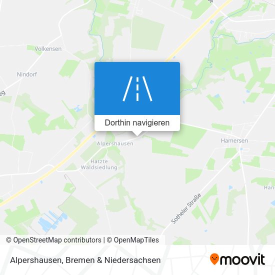 Alpershausen Karte