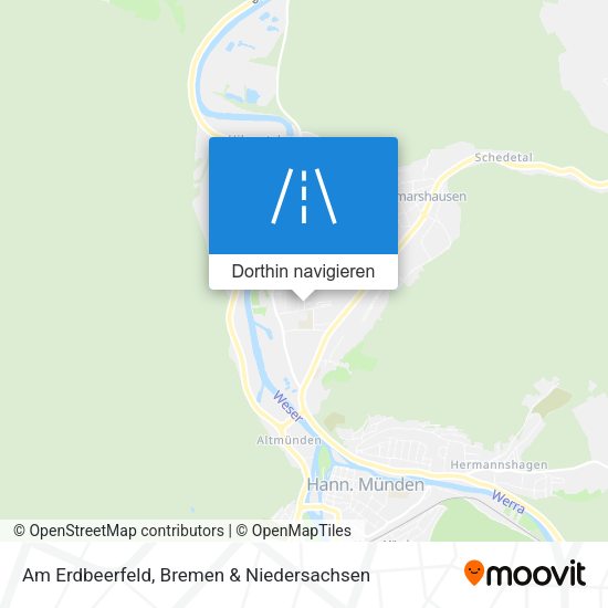Am Erdbeerfeld Karte