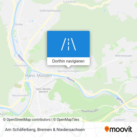 Am Schäferberg Karte